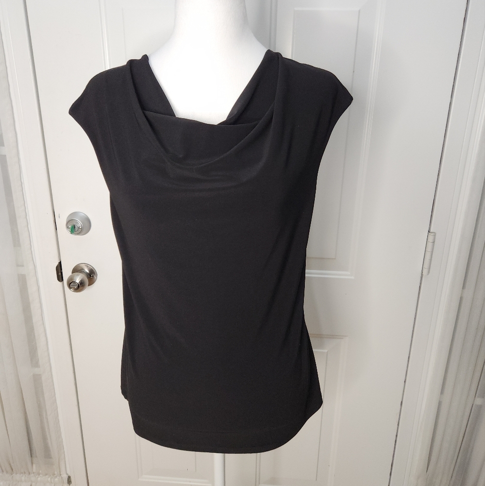Peek & Peek Weekend Sleeveless Black Tank Size Small